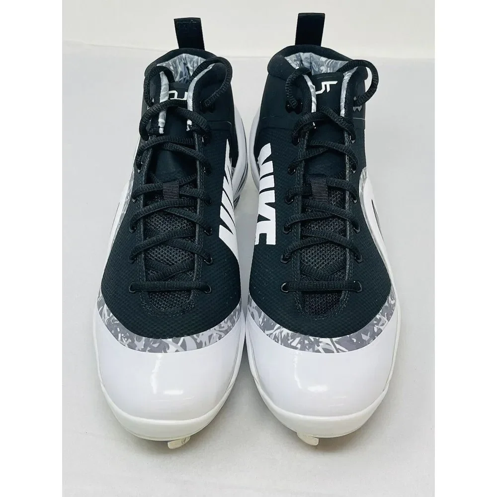 Men's Size 14 Nike Force Zoom Trout 4 Metal Baseball Cleats Black‎ 917837-001